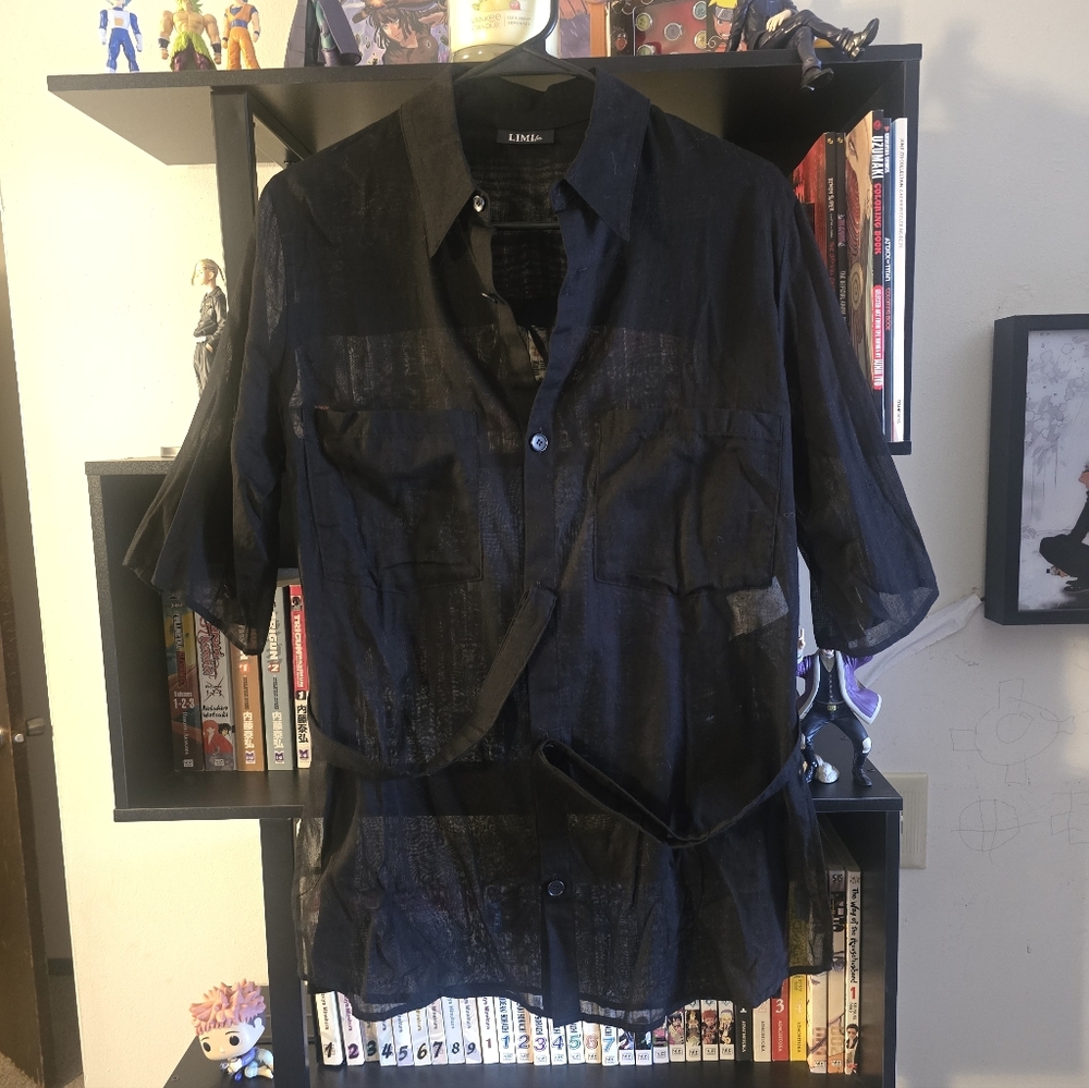 Limi Feu Sheer Cotton Bondage Shirt